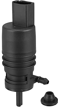 X AUTOHAUX Bomba de Agua de Limpiaparabrisas para BMW 318i 323i X3-1 Unidad Negro