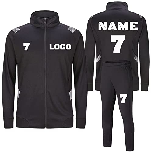 Survêtement À Manches Longues Personnalisé Hommes Personnaliser Maillot De Football Veste De Cyclisme Thermique Coupe-Vent Veste De Course avec Nom Numéro Logo