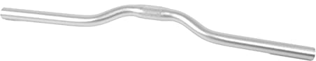 KIMISS Fahrrad Lenker aus Leichter Aluminiumlegierung, Aluminium Fixed Gear Fahrrad Rennrad Fixed Gear Bar Lenker 25,4 mm x 520 mm (Silber)