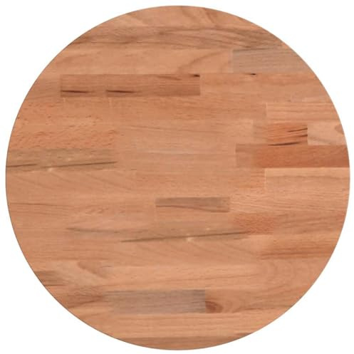 vidaXL Tischplatte Ø30x1,5 cm Rund Massivholz Buche