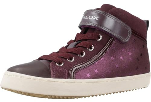 Geox J Kalispera Girl I Sneaker, rot, 35 EU