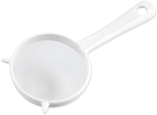 Handheld Reusable Plastic Sieve Mesh Tea Leaf Sieve Flour Mesh Sieves Bird Nest Spoon Kitchen Filter Tool for Food Practical Design and Durable Kitchen Utensils