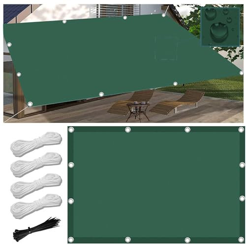 Voiles Ombrages Rectangulaire Imperméable 2x3M Multi Couleur et Taille Toiles D'ombrages UV Protection pour Patio Jardin Terrasse Extérieur Balcon avec Oeillets et Cordons