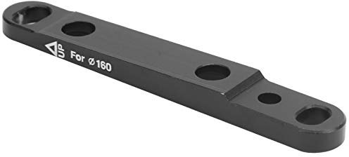 Tomotato Front Fork Disc Brake Adapter Black, 140mm/160mm Flat Mount Adapter Front/Rear Bicycle Flat Caliper for Road Bike Mountain Cycling