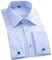 Chemise blanche à manches longues pour homme - Boutons de manchette - Coupe droite, FS08, XS