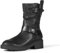 Amazon Essentials Stivali da motociclista corti Donna, Nero, 35 EU