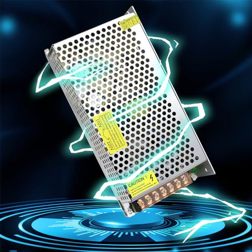 LightingWill Schaltnetzteil 5V 30A 150W Netzteil, LED Trafo Schaltwandler AC 230V auf DC 5 Volt, Adapter Transformator für LED Streifen Lichter, 3D Drucker, CCTV, LED Beleuchtung