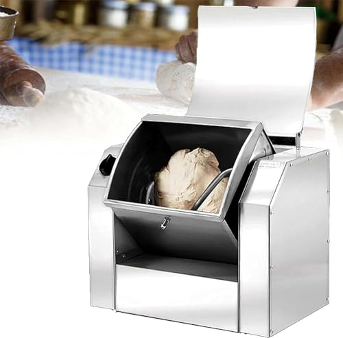 Mélangeur De Pâte Commercial, Mélangeur De Farine Automatique, Mélangeur De Pâte à Pizza électrique Robuste, Seau En Acier Inoxydable 304, équipement De Cuisine Professionnel(Size:10kg)