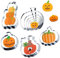 Tagliabiscotti zucca 9 pezzi tagliabiscotti Halloween tagliabiscotti zucca autunno tagliabiscotti Halloween tagliabiscotti zucca tagliabiscotti zucca per biscotti