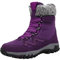 QINQNC Winter Barefoot Shoes Womens Women Boots Coppia di Stivali da Neve da Uomo, Stivali da Neve Alti alla, Scarpe da Ginnastica Casual, Stivali da Neve da Donna, Snow Boots Women (Purple, 39)