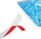 1M Schwallschutzleiste Dusche Selbstklebend Schwallschutzleiste Faltbare Duschtürschwelle Duschlippe Wasserstopper Dusche Wassersperre für Küche Toilette Duschabtrennung (Transparent)