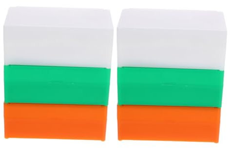 KICHOUSE 6 Stücke Mikroskop Objektträger Lagerung Box Tragbare Kunststoff Halter Für Schule Labor Und Forschung Verwenden Schutzhülle Objektträger Organizer