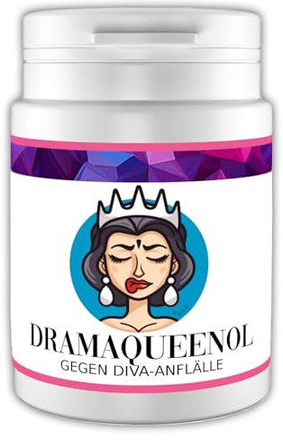 Miesepeter Kaugummi - Dose - Lustige Geschenke (1er Pack, Dramaqueenol)