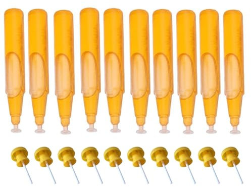 ARVALOLET 20er Obstfliegenfalle Set Mit Lockstoff Flüssigkeit Wiederverwendbare Fliegenfalle for Garten, Balkon