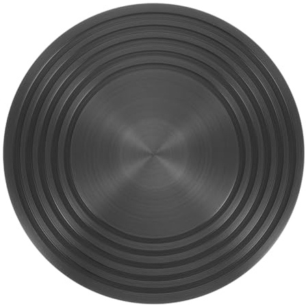 Aluminium Wärmeverteilerplatte Schwarz für Gasherd für Küche | Glatte Oberfläche, Leicht zu Bedienen und Reinigen, Platzsparend Verstaubar, als Zubehör für Gasherd