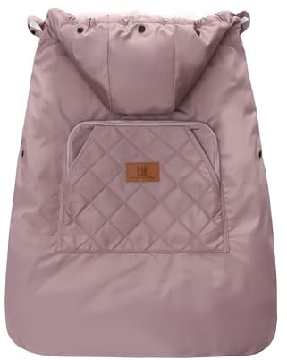 Winterbezug für Babytrage, Warm Universal Babytragebezug Wasserdicht Tragecover für Babytragen (Rosa)