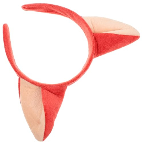 JECOMPRIS Serrage-tête Oreilles de Renard pour Cosplay Fille, Bandeau Mignon en Éponge Composite et Abs, Confortable à Porter et Facile à Enlever pour Fête à Thème