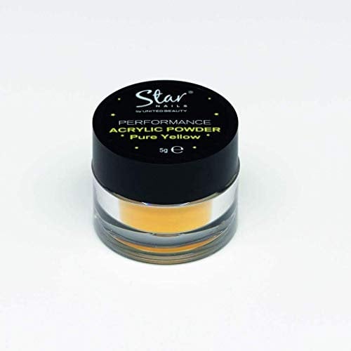 Star Nails Performance Acrylic Powder Pure Yellow 5g