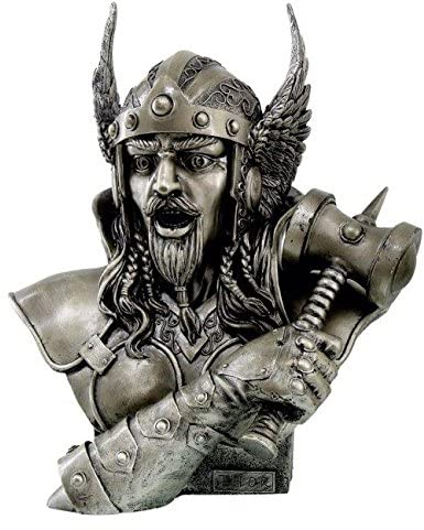 Monte M.Moore * Gothik * THOR * germanischer Gott des Donners * bronziert handbemalt 28cm