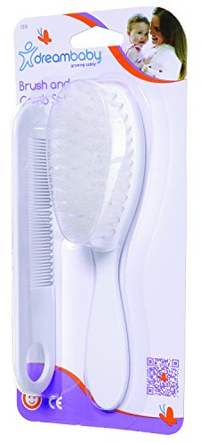 Dreambaby Brush and Comb Set, White