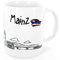 die stadtmeister Keramiktasse Skyline Mainz - als Geschenk für Meenzer & Fans der Domstadt oder als Mainz Souvenir