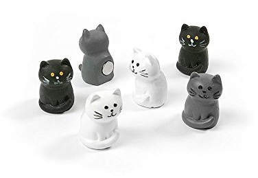 Cat Shape Office - Magnete Für Magnetische Whiteboards, Hinweise, Aktenschränke Oder Kühlschränke - 6 6. Packung