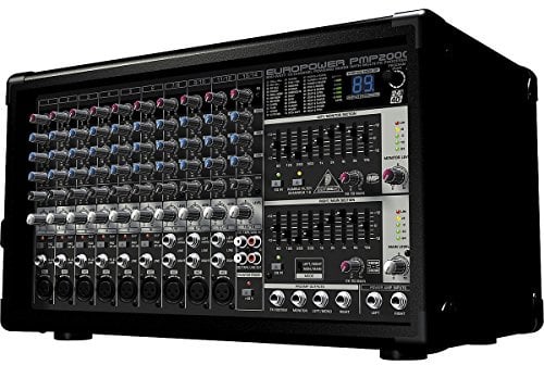 Behringer EUROPOWER PMP2000 Mixer amplificato a 14 canali da 800 Watt con processore Multi-FX