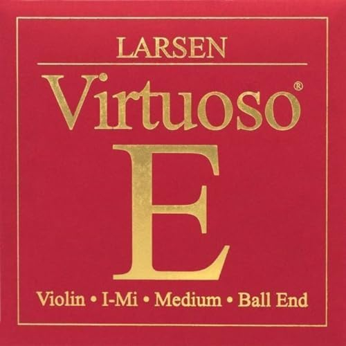 Corde per violino Larsen Virtuoso 'Medium' Mi con pallino;'