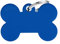 My Family Placa de Identificación Personalizado para Perro Made in Italy, Hueso Grande, Placa de identificación de Perro Grabada Gratis, Metal esmaltado a Mano, Colección Basic, 38x25 mm