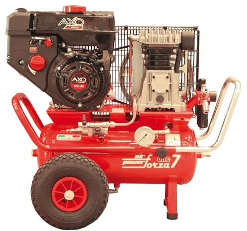 Motocompressori Air Power Forza 7 One A Benzina 20lt. Per Scuotitori Con Ruote