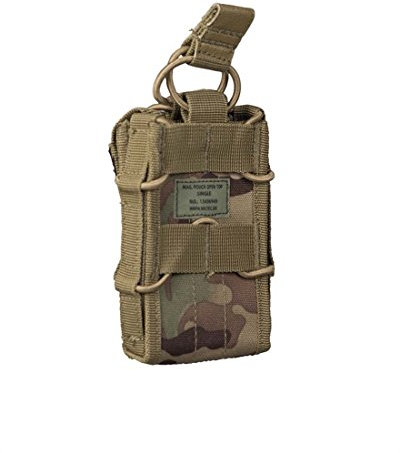Mil-Tec Borsa singola munizioni con coperchio aperto Multitarn