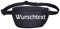 Bauchtasche mit Wunschtext - Blockschrift - Bedruckt - Gürteltasche Hipbag Druckfarbe: Weiss