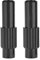 Tbest Bike Brake Cable Gear Shifter Connector, 1 Pair Bike Derailleur Shifter Connector Adjuster Housing Line Regulator Brake Gear (Black)