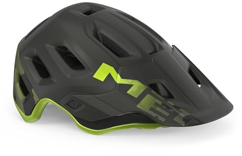 MET - Roam MIPS Mountain Bike Helmet In Camo / Lime Size Large (58-62cm)