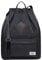 KAUKKO Rucksack mit Kordelzug, Sporttasche, Unisex, zum Schwimmen/Surfen/Reisen/Wandern/Yoga, Schwarz (K1031-3), one size, Sportlicher und lässiger Rucksack
