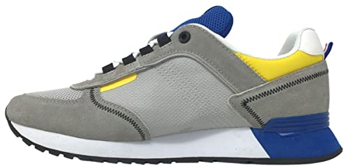 COLMAR Travis Sport Sneaker Grey Royal Blue Yellow TRAVISSPORTCOLORS 42