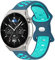 FTRONGRT 22mm Bracelet pour montre Fossil Gen 5 Carlyle HR, Silicone Bracelet, Sangle de Remplacement pour Fossil Gen 5 Carlyle HR.Sarcelle Bleue