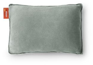 STOOV Ploov Gestrickt Kabelloses Heizkissen, Infrarot Wärmekissen mit Abschaltautomatik, für Rücken/Schulter, 9 Stunden Wärme, 45x60cm, Grün