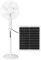 Ventilador de pie Solar Clima Blanco 30W DC Mando Incluido 3 Vel. 5 ASP. Panel Solar