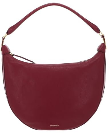 Coccinelle Sunnie Handbag Grained Leather Garnet Red