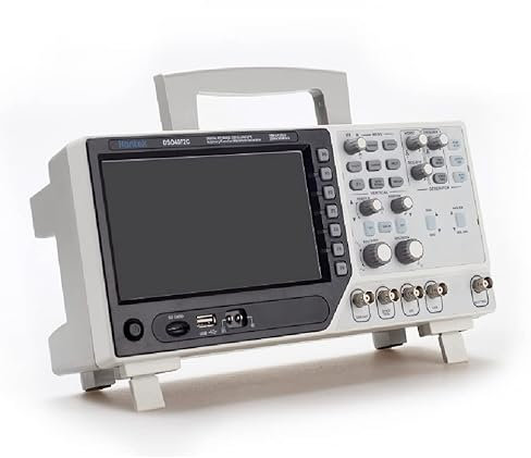 GuliTech - Osciloscopio de banco de 4 canales DOS4000B serie Hantek DSO DSO4084B DSO4104B DSO4204B DSO4254B Osciloscopio de 4 canales 7 pulgadas 64K color TFT (DSO4104B)