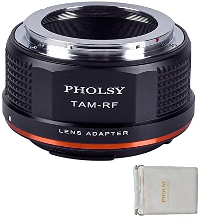 PHOLSY Bague d'adaptation Mise au Point Manuelle Compatible avec objectifs Tamron Adaptall-2 Mount et Appareil Photo Canon EOS RF-Mount, Adaptall-2 vers RF, Tamron vers RF