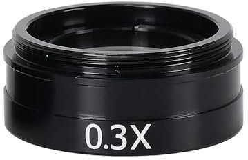 Mikroskop-Zubehör-Set, Objektträger-Vorbereitungskamera, 0,3 x 0,5 x 0,7 x 2,0 x Barlow-Hilfslinse for 10 A, 180 x 300 x C-Mount-Objektiv, industrielle Videomikroskop-Kamera, Mikroskop-Zubehör(0.3X)