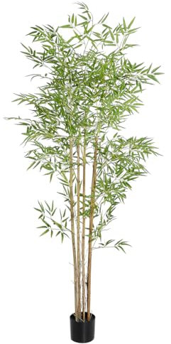 Deco Woerner Künstliche Bambuspflanze im Topf 180 cm