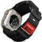 ULTIMAL Compatible with Apple Watch Straps Series 10/9/8/7/6/5/4/3/2/1/SE/SE2 Ultra 2/1, Nylon Braided 550 Paracord Sport Band for iWatch Strap 46mm 45mm 44mm 42mm 49mm (L, Black)