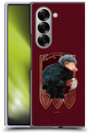 Head Case Designs Offizielle Fantastic Beasts and Where to Find Them Niffler Tiere Harte Rueckseiten Handyhülle Hülle Huelle kompatibel mit Samsung Galaxy Z Fold6