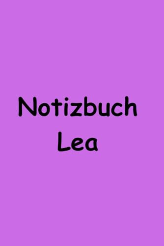 Notizbuch Lea liniert - neue Farbe