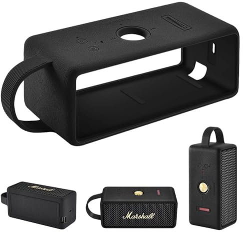 Xingsiyue Silikonhülle für Marshall EMBERTON III Tragbarer Bluetooth-Lautsprecher – rutschfeste Schutzhülle für Reisen