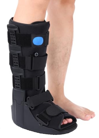 Mathgetin Tall Air Cam Fracture Boot Orthopedic Walking Boot Medical Inflatable Walker Boot for Broken Foot, Sprained Ankle and Post Surgery (Medium)