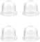 LICQIC 4 Pcs Primer Bulb Carburetor, Universal Petrol Fuel Primer Bulb, Carburetor Oil Cup Cover for Mower, Blower, Strimmer, Cutter, Hedge Trimmer, Chainsaw (19 mm)